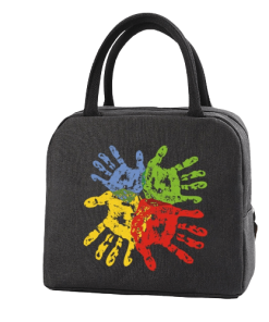 Sac isotherme repas peinture