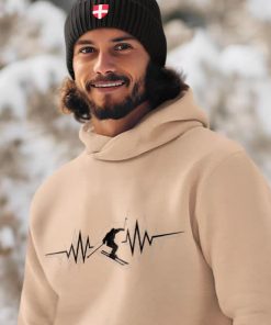 PROMO PULL HOMME : SKI BATTEMENTS DE COEUR-NATUREL-3XL
