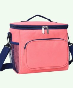 Sac isotherme repas rose