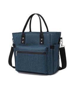 Lunch bag bandoulière bleu