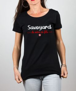 T-SHIRT FEMME : SAVOYARD DE MERE EN FILS