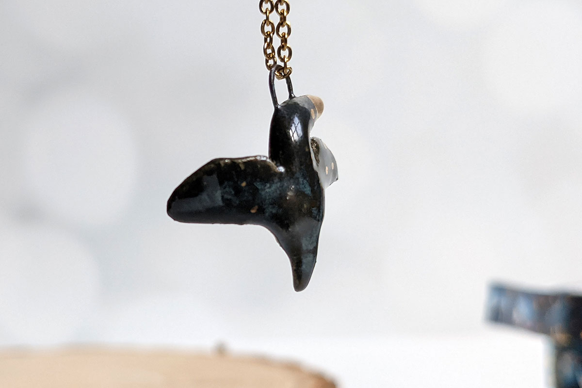 Zodiac Pendant – Scorpio – Crow - Image 4