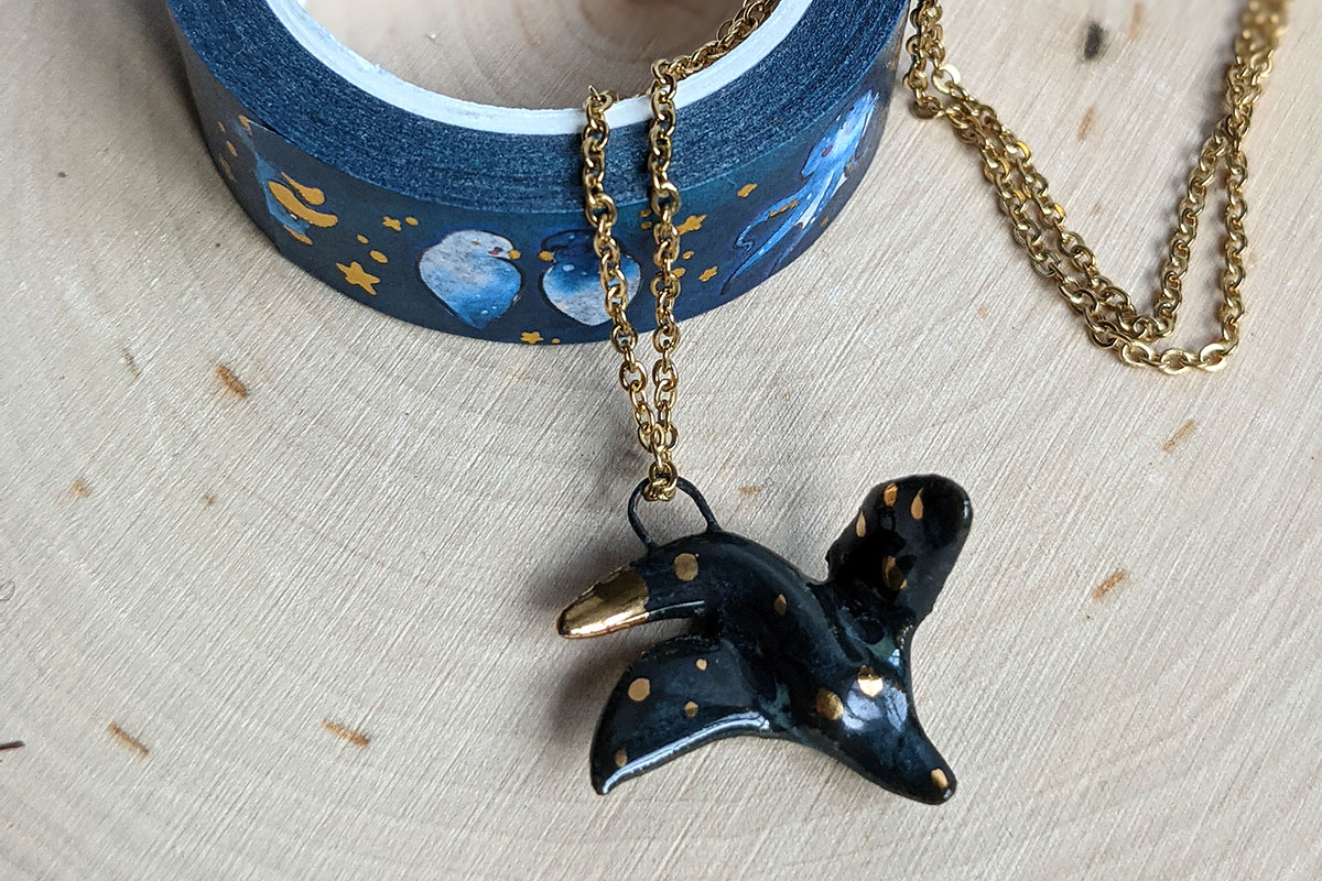 Zodiac Pendant – Scorpio – Crow - Image 2