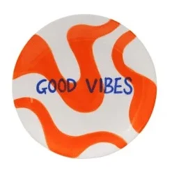 Assiette « GOOD VIBES » – Qué Rico