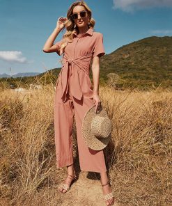 Combinaison Bohème Ample Terracotta