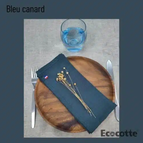 Serviette de table en lin – 4 coloris – éco-conçu – Ecocotte - Image 6