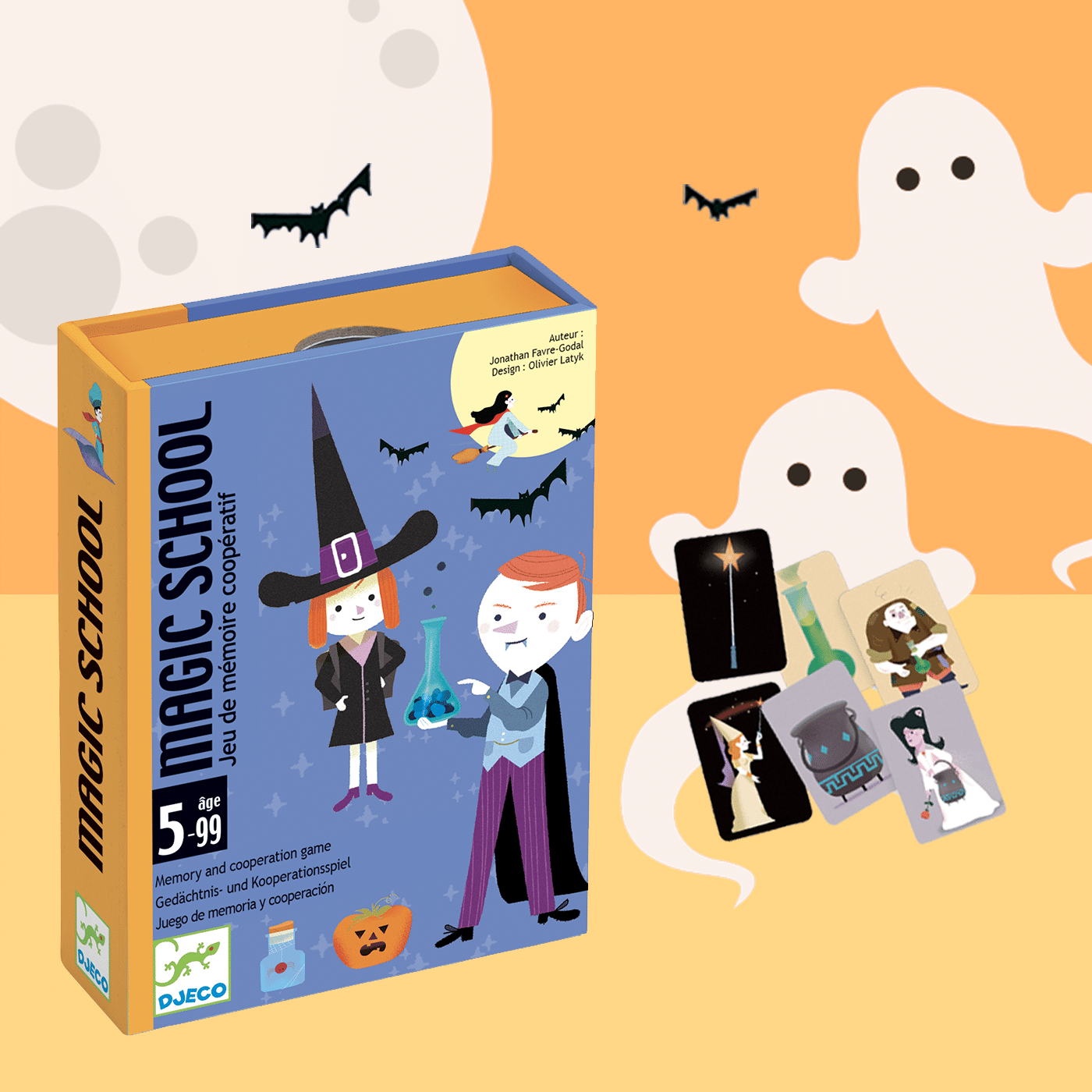 Jeu de société coopératif Magic School – Djeco - Image 3