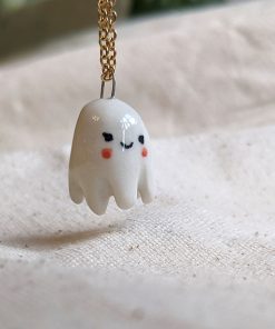 Porcelain Octopus Pendant