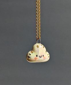 Porcelain pendant : Happy Cloud