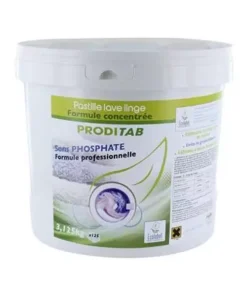 LESSIVE PRODITAB PASTILLE LINGE ECOLABEL