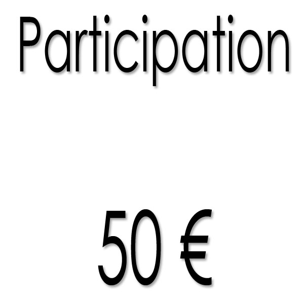 Participation libre 50 € Liste de naissance Margaux et Steven
