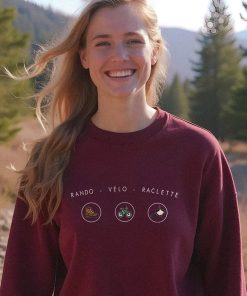 PULL FEMME : rando vélo raclette
