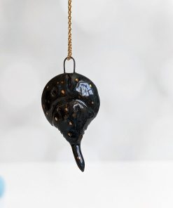 Horseshoe crab pendant – night sky